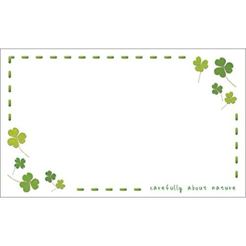 ササガワSasagawa カード 名刺サイズ 16-1700 クローバー 30枚入 | 