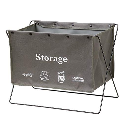 ベストコ 荷物置き 折りたたみ 幅47×奥行28×高さ37cm グレー セルフ・フロアーラック M 手荷物収納 ND-6125 | 