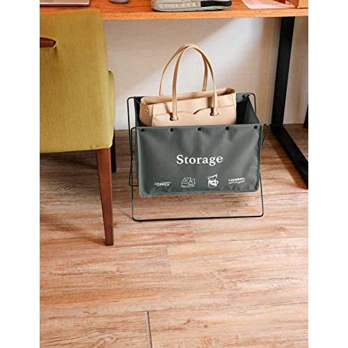 ベストコ 荷物置き 折りたたみ 幅47×奥行28×高さ37cm グレー セルフ・フロアーラック M 手荷物収納 ND-6125 |  | 05