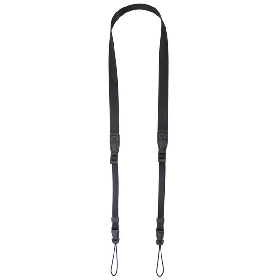 サムコス カメラ ショルダー ネック 長さ調節可能 カメラ ストラップ 一眼レフ コンパクトカメラ デジカメなど用 ブラック | 