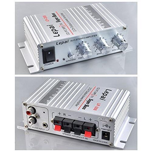 Lepy Hi-Fi ステレオアンプ デジタルアンプ カー アンプ パワーアンプLP-268 LP-268 |  | 03