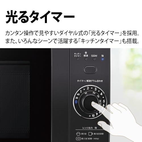 シャープ 電子 レンジ 単機能 フラット テーブル RE-T171-B ブラック