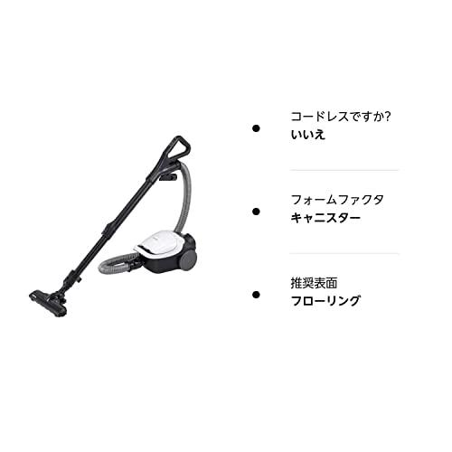 東芝TOSHIBA 掃除機 紙パック式 キャニスター型クリーナー コード式 軽量コンパクト VC-PH65A-W ホワイト |  | 07
