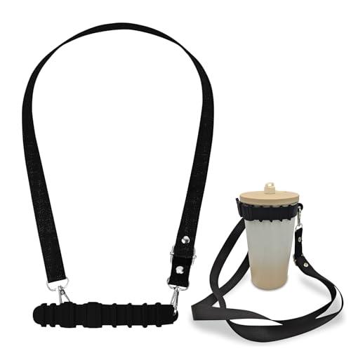 Charming Decoration タンブラーホルダー 水筒 ストラップ ショルダーベルト 調節可能 肩掛け ドリンクホルダー 持ち歩き 紐 | 