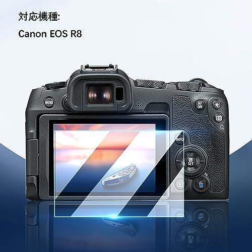 Canon R8 専用 2枚セット 超薄ガラス液晶保護フィルム Canon EOS R8 EOSR8 対応 透過率95％以上 高硬度9H 撥水 |  | 01