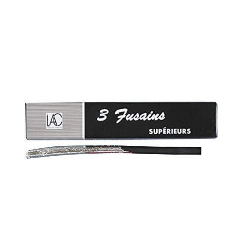 伊研 木炭 No.360 柳丸軸 銀箔巻3本入 | 