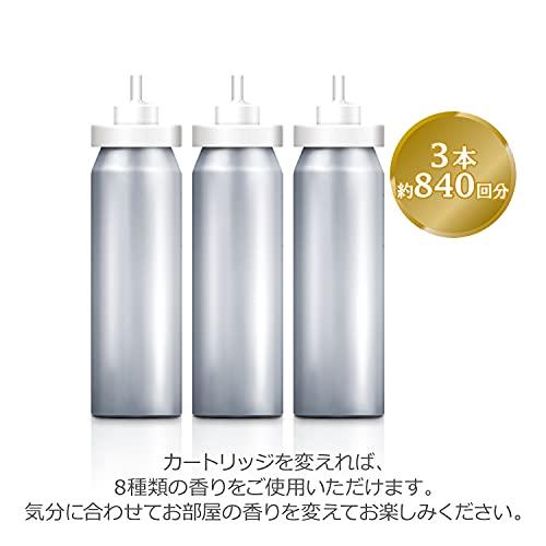 限定 グレード 消臭 センサー&スプレー 部屋用 ロマンティックフローラルの香り 詰め替え用 18ml×3本 セット 人感スプレー式 付け替え｜solvertex｜08