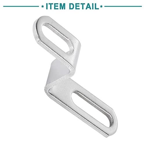 ACROPIX オートバイの排気マフラーパイプ 取り付けクランプ ブラケットツール Zタイプ ユニバーサル シルバートーン 1個 |  | 03