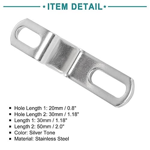 ACROPIX オートバイの排気マフラーパイプ 取り付けクランプ ブラケットツール Zタイプ ユニバーサル シルバートーン 1個 |  | 04