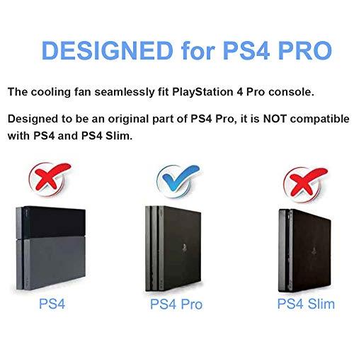 【互換品】 Linkhood PS4 PRO用冷却ファン USB外部クーラー 5ファン ターボ温度制御冷却ファン Sony PlayStation P |  | 04