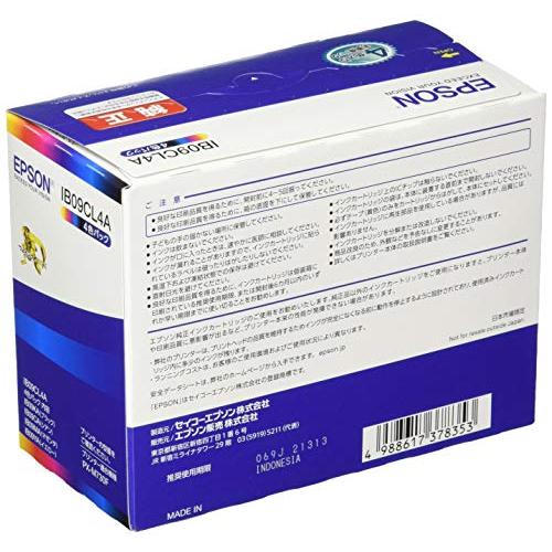 エプソン 純正 インクカートリッジ IB09CL4A 4色パック 標準インク