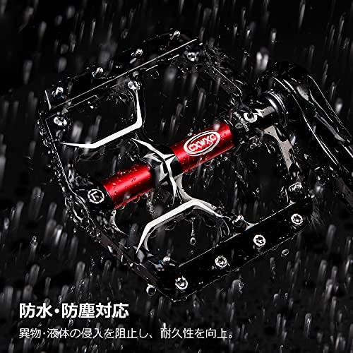 CXWXC 自転車 ペダル フラットペダル トリプルシールドベアリング 9/16インチ アルミ製 滑り止めピン付き ロードバイク/クロスバイク/ |  | 05