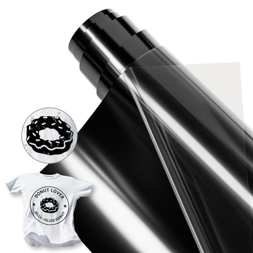 JAVIGA アイロンシート 黒 アイロンプリントシート 熱転写ラバー