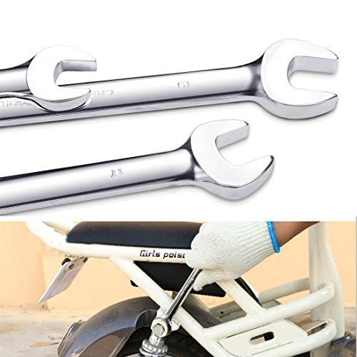 ラチェットレンチ 8本組 コンビネーションレンチセット 両用ヘッド スパナ ラチェットコンビセット CRV製 車メンテナンス 組み立て 車載工具 |  | 07