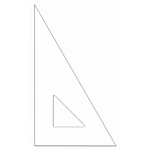 タカラ 45cm 三角定規 目盛なし メモリなし | 