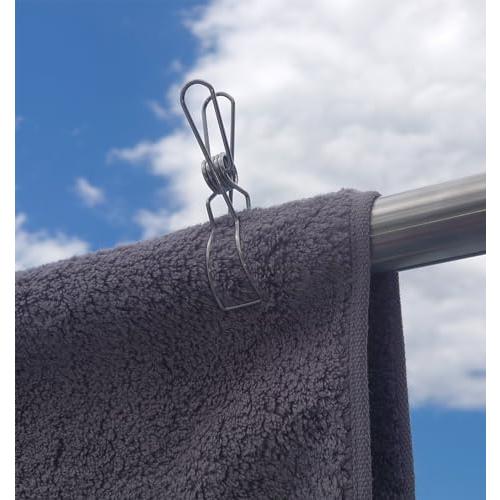 大木製作所 竿ピンチ 4個入り ステンレス 洗濯バサミ 00371-5 |  | 02