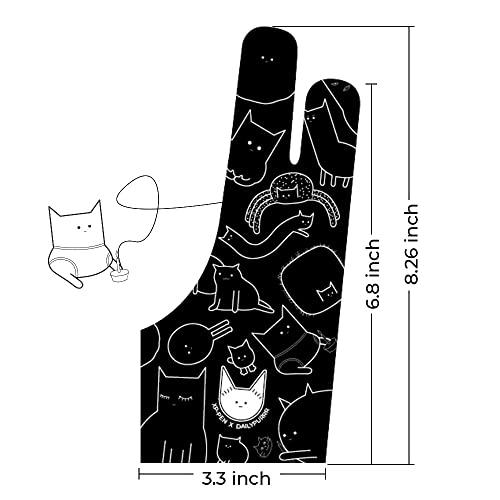 XPPen 手袋 二本指グローブ 液タブ タブレット ペンタブレット用グローブ お絵描き手袋 摩擦軽減 両利き通用 男女兼用 防汚設計 快適 便 |  | 01