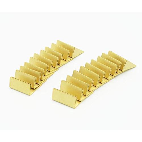 日本製 アンティーク調 真鍮カードスタンド 20個セット ブラス カードスタンド | 