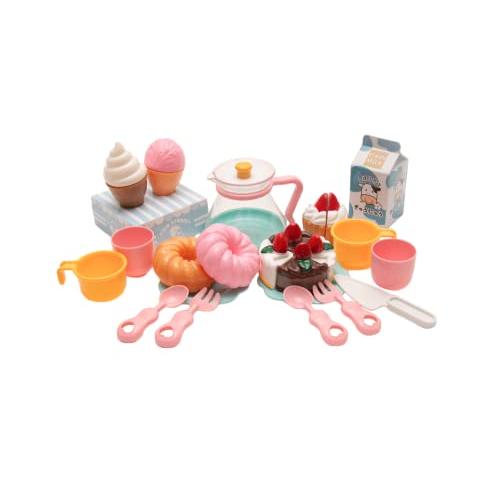 石川玩具 Gokkoみんなでパーティーわくわくスイーツセット ピンク | 