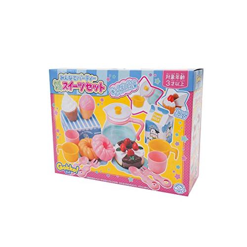 石川玩具 Gokkoみんなでパーティーわくわくスイーツセット ピンク |  | 01