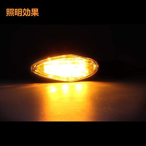 MFC PRO オートバイ 汎用 ミニ 防水 高輝度LED ステアリングランプ ターンランプクリアレンズ 二個 |  | 04