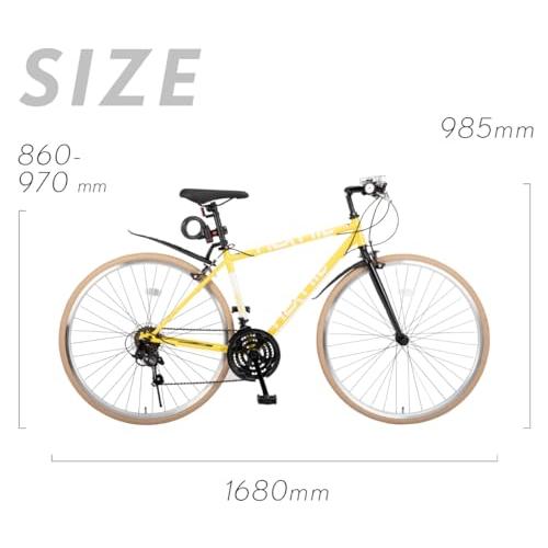 E*r様 NEXTYLE(ネクスタイル) NX-7021 700C 27インチ2 NEXTYLE クロスバイク 21段変速ギア 700C 自転車 700×28C 27