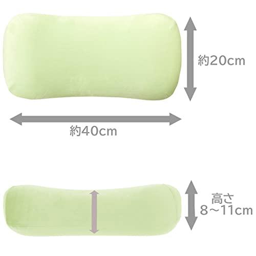 メリーナイト クッション 低反発サポートクッション もちとろん グリーン 約40×20cm 腰枕 背もたれ ホールド型 ウレタン 在宅勤務 自宅 |  | 02