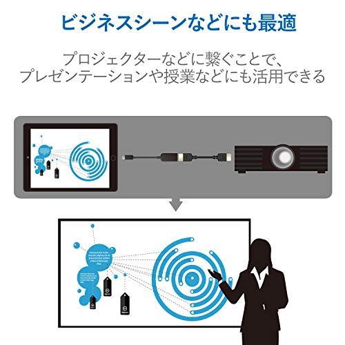 エレコム 映像変換アダプタ 変換ケーブル  Type-C to HDMI 4K2K対応  iPhone15 対応検証済 ブラック MPA-CHD |  | 03
