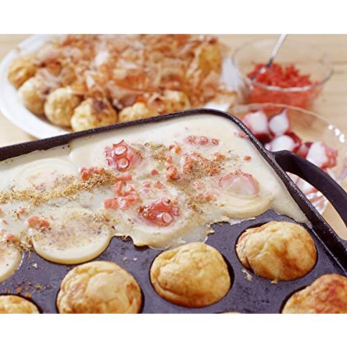 池永鉄工 たこ焼き器 25穴 鉄鋳物 プレート ピン付き |  | 03