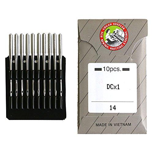 日本紐釦貿易Nippon Chuko 工業用特殊ミシン針 オーバーロック用 10本入 14番手 DC-1-14 手芸用品 針 ミシン針 | 