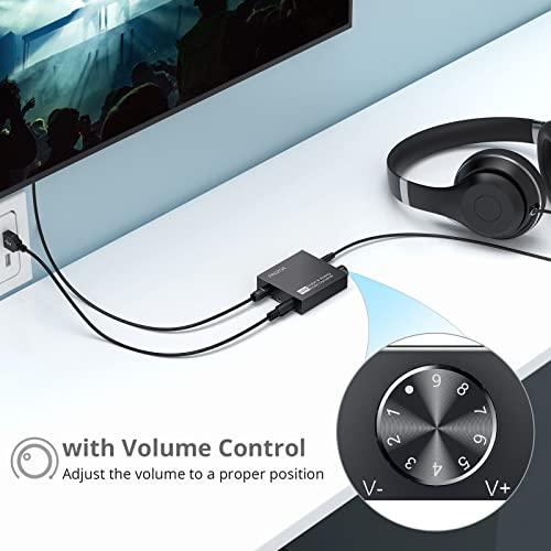 PROZOR 192kHz デジタル to アナログ 音声変換器 光デジタル to 3.5mm音声変換器 音量調整でき 音声アンプチップ搭載 T |  | 03