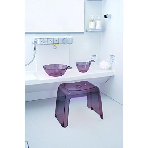 リッチェル 風呂椅子 カラリ 高さ30cm スモークブラウン 日本製 |  | 01