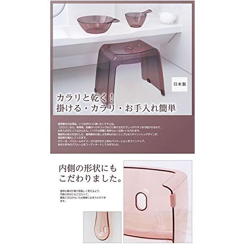 リッチェル 風呂椅子 カラリ 高さ30cm スモークブラウン 日本製 |  | 02