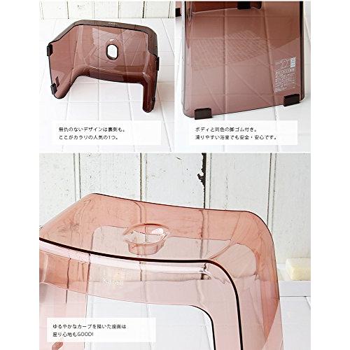 リッチェル 風呂椅子 カラリ 高さ30cm スモークブラウン 日本製 |  | 03