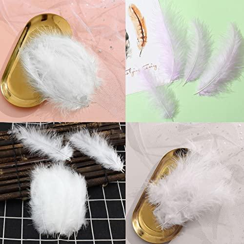 Doyeemei 羽シャワー フェザーシャワー 羽 たっぷり 200枚 羽根 装飾用 たっぷり 飾りフェザー ウェディング 結婚式 誕生日 イベ |  | 01