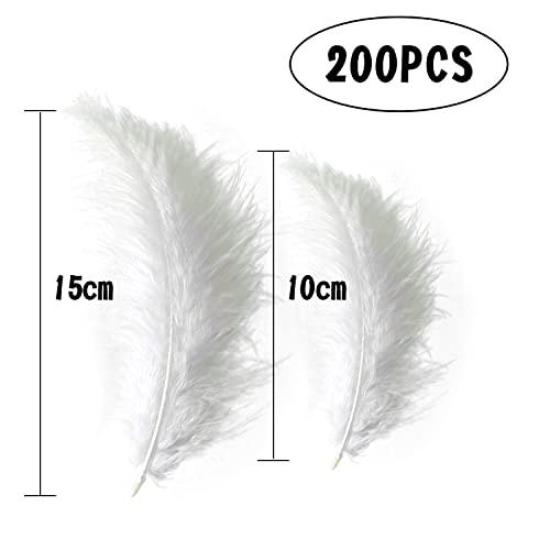 Doyeemei 羽シャワー フェザーシャワー 羽 たっぷり 200枚 羽根 装飾用 たっぷり 飾りフェザー ウェディング 結婚式 誕生日 イベ |  | 06
