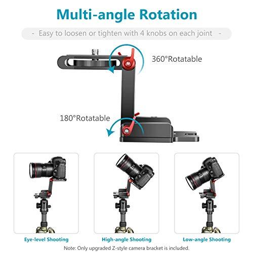 NEEWER アップグレードZ型フレックスチルトヘッド Zタイプ三脚ヘッド 4つの調整/固定ノブ クイックリリースプレートとスピリットレベル付き |  | 04