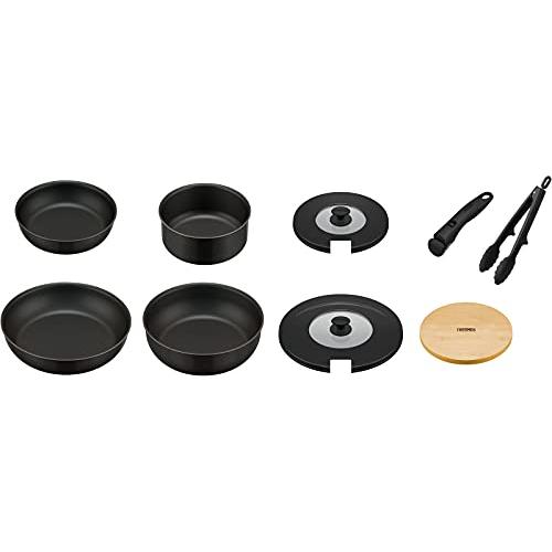 サーモス デュラブルシリーズ 取っ手のとれるフライパン9点セットAA IH