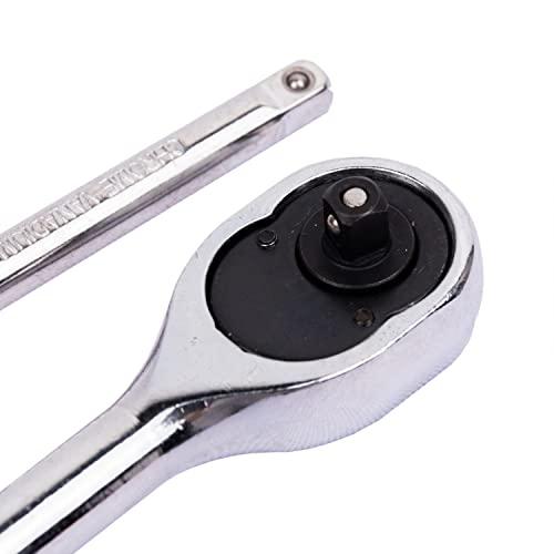 HFSR 12 PCS インパクトソケット ソケットレンチセット 六角 ソケット 差込角6.35mm1/4 車両整備 修理 自動車 |  | 05