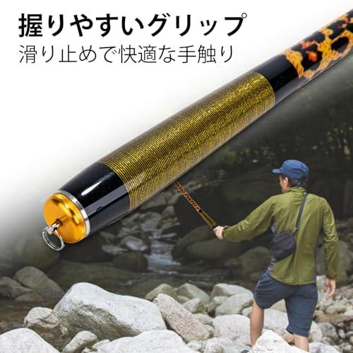 Goture 渓流竿 コンパクト 延べ竿 4.5m ロッド カーボン 超軽量 淡水釣り 河川 堤防 湖畔 渓流 |  | 03