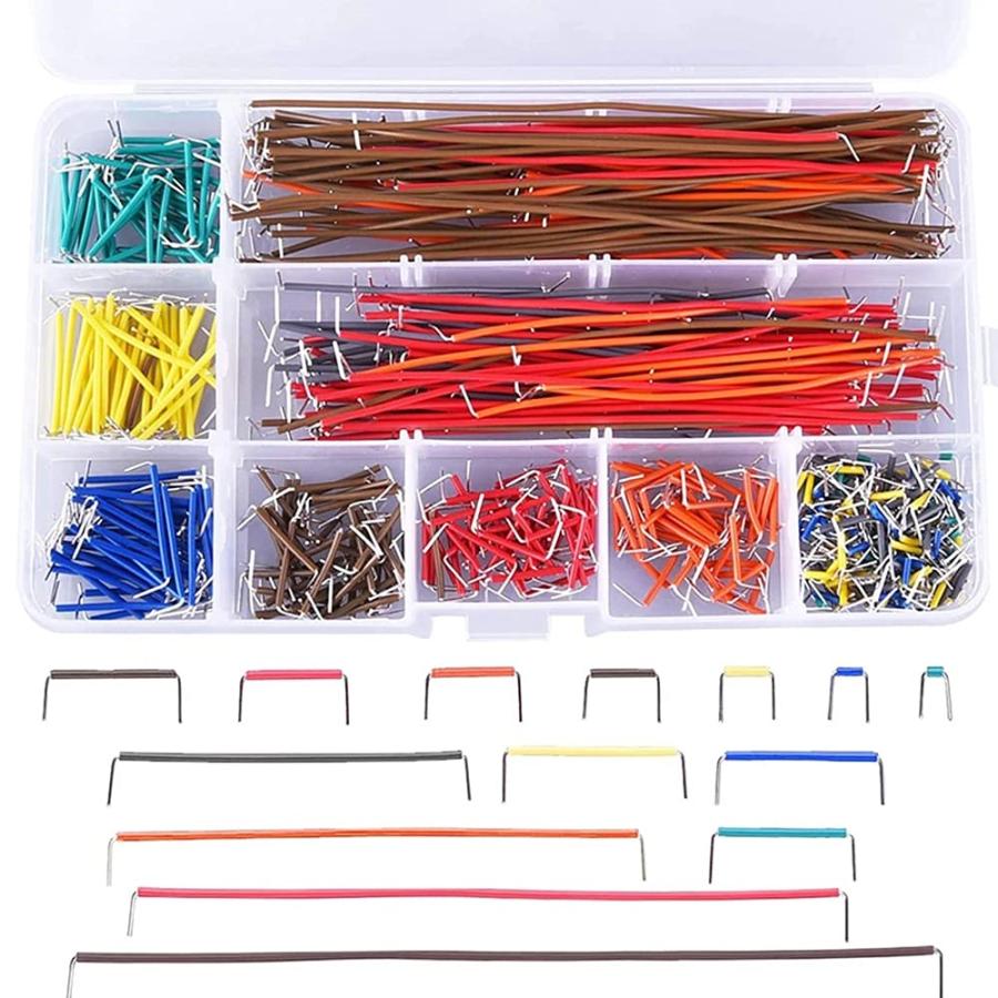 PENGLIN 840点 ブレッドボード 14サイズ フレキシブル ジャンパー線 ジャンパーワイヤーキット、ブレッドボード ワイヤー、タイボード | 