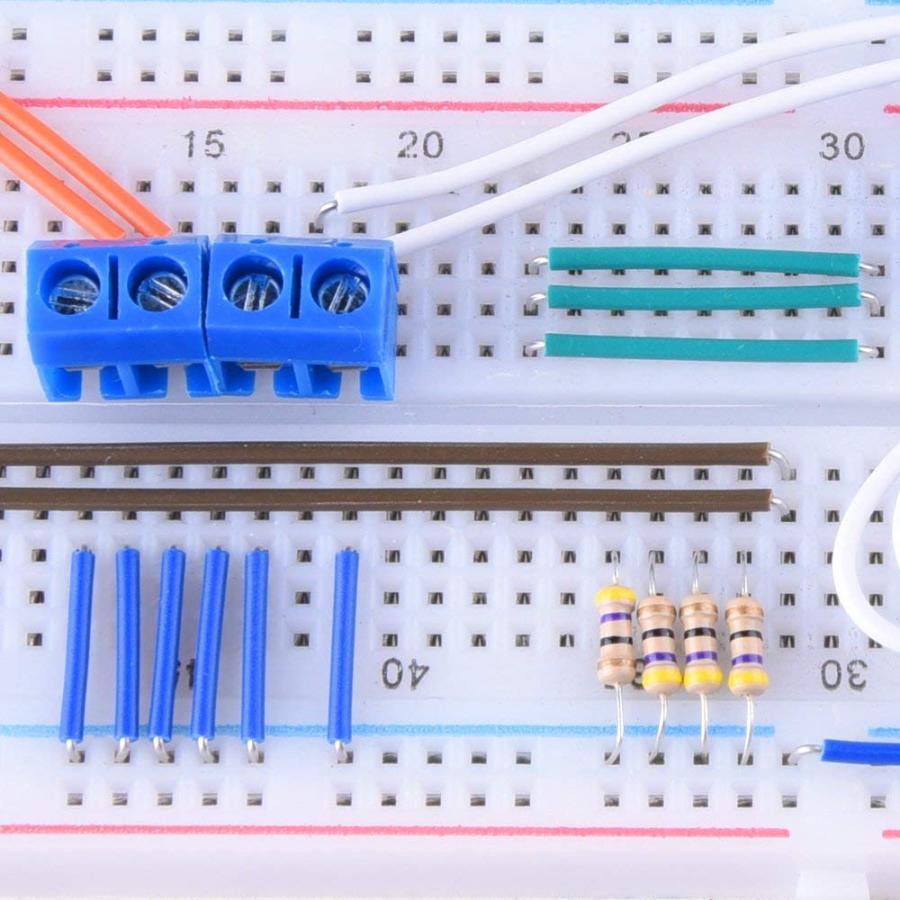 PENGLIN 840点 ブレッドボード 14サイズ フレキシブル ジャンパー線 ジャンパーワイヤーキット、ブレッドボード ワイヤー、タイボード |  | 04
