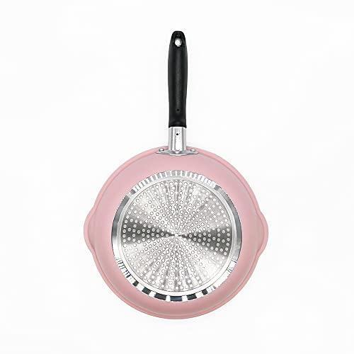 ベストコ フライパン 24cm ピンク 軽わざパン ふっ素樹脂加工 IH ガス火 オール熱源対応 両口 NQ-0092 カリーノ |  | 03