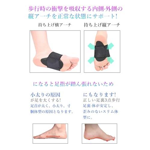 土踏まず 足用アーチサポーター 衝撃吸収 足裏 保護パッド 立ち仕事 ランニング 登山 立ち仕事 スポーツ 男女兼用 |  | 02
