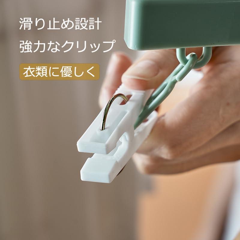 LuckyCode 洗濯物ハンガー ピンチハンガー 2本セット 一字型ハンガー 物干し ハンガー 洗濯 乾燥ハンガー 洗濯バサミラック 室内外両 |  | 02