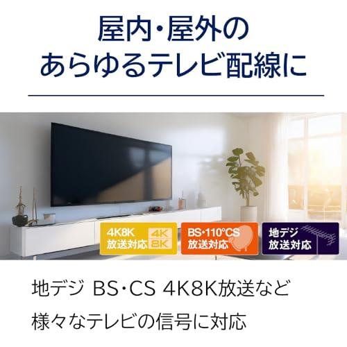 日本アンテナ アンテナケーブル 20m テレビ用4K8K 地デジ BS CS CATV 対応 S4CFB同軸ケーブル ホワイト S4FBAL20 |  | 02