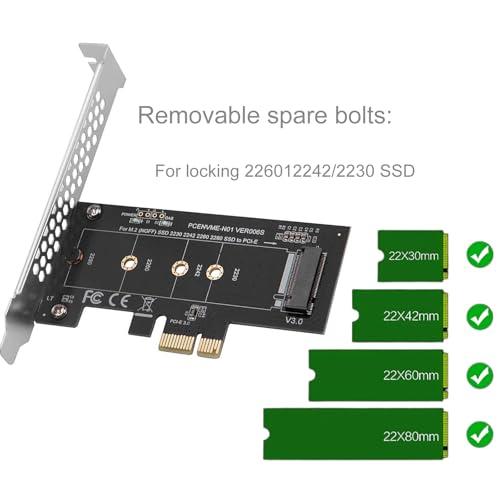 【互換品】 Mzhou M.2 NVMe SSD PCIe 3.0 x 1/x 4/x 8/x 16 変換アダプタカード-Key-M NGFFサポート |  | 02