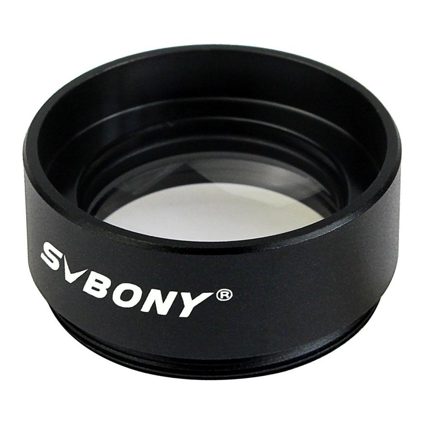 SVBONY 望遠鏡フォーカルレデューサー 0.5X 補正レンズ M28X0.25mm 31.7MM 焦点距離を短く望遠鏡アクセサリー | 