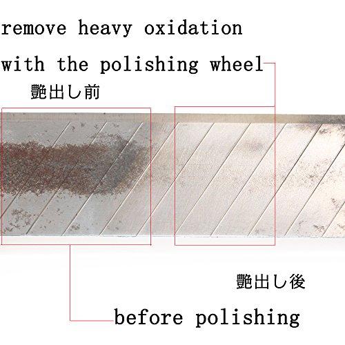 JINTONG 繊維バフ 2.35mm軸80個入り ホイール　ナイロン　布ブラシホイール 研磨 剤 電動 ドリル ルーター ビット |  | 04