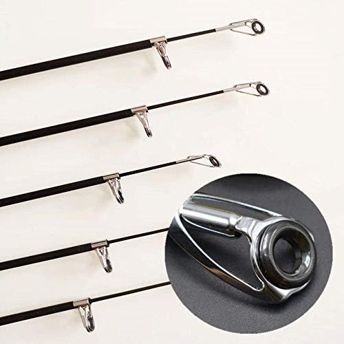 LNJLQW トップガイド ロッドガイド ステンレス 釣り竿 穂先 ロッドの修理 交換 釣竿 30点セット |  | 06